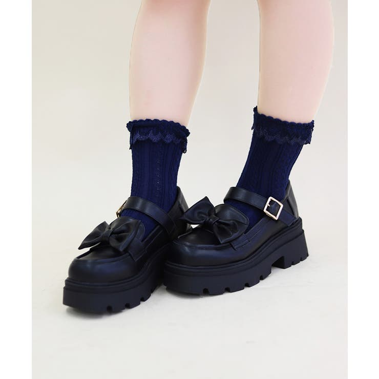 ラメ入りレースソックス | axes femme | 詳細画像4 