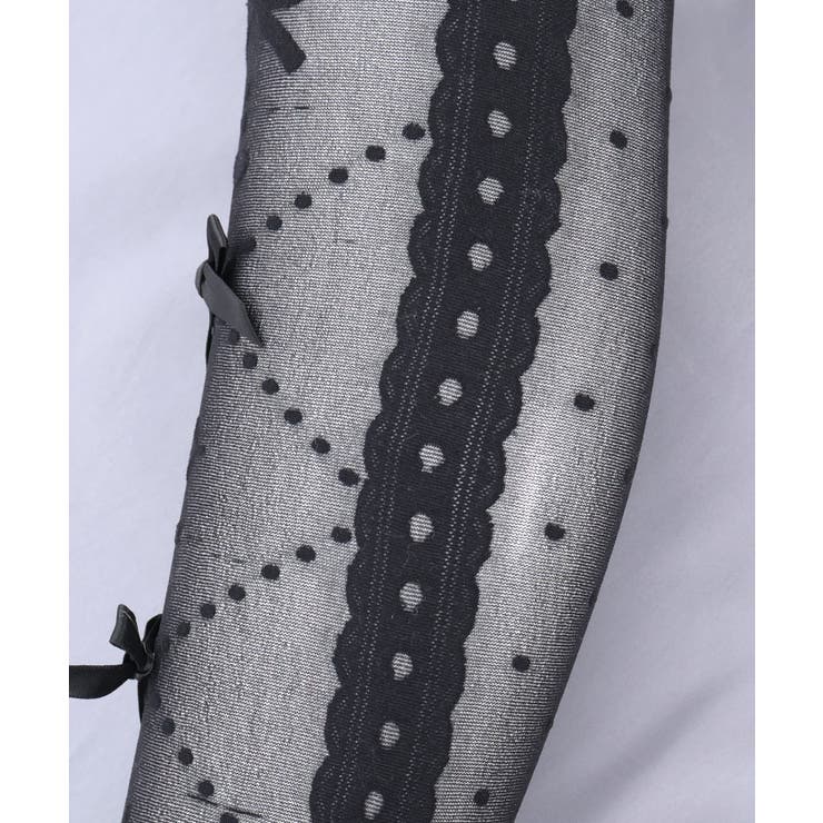 リボンシアーニーハイソックス | axes femme | 詳細画像15 