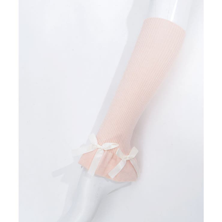 リボン付リブレッグウォーマー | axes femme | 詳細画像10 