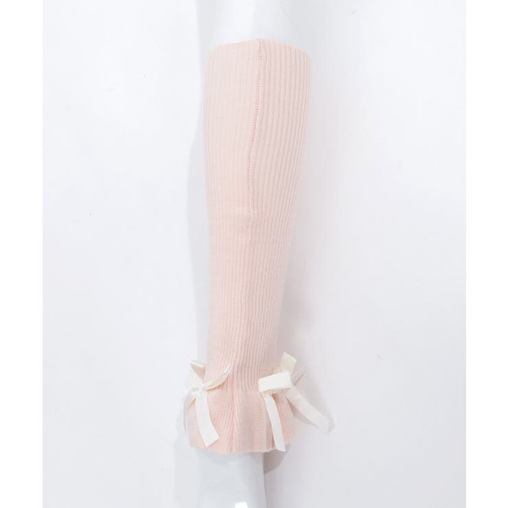 リボン付リブレッグウォーマー | axes femme | 詳細画像13 