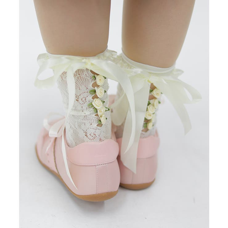 プチローズレースソックス | axes femme | 詳細画像1 