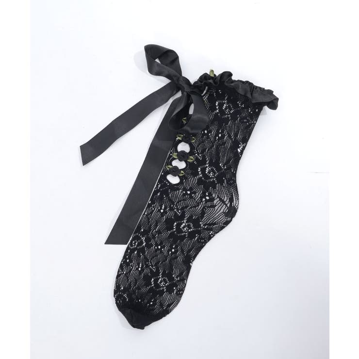 プチローズレースソックス | axes femme | 詳細画像4 