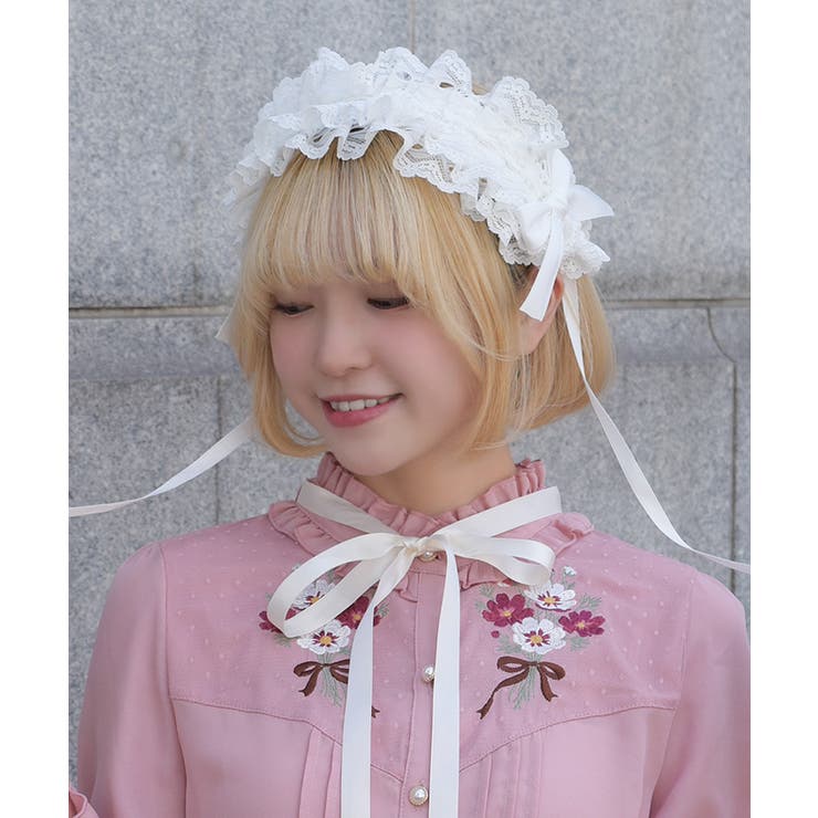 レースフリルヘッドドレス | axes femme | 詳細画像1 