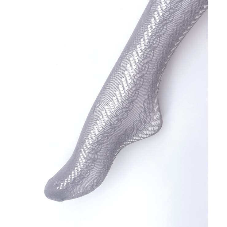 リボン柄透かしレースタイツ | axes femme | 詳細画像13 