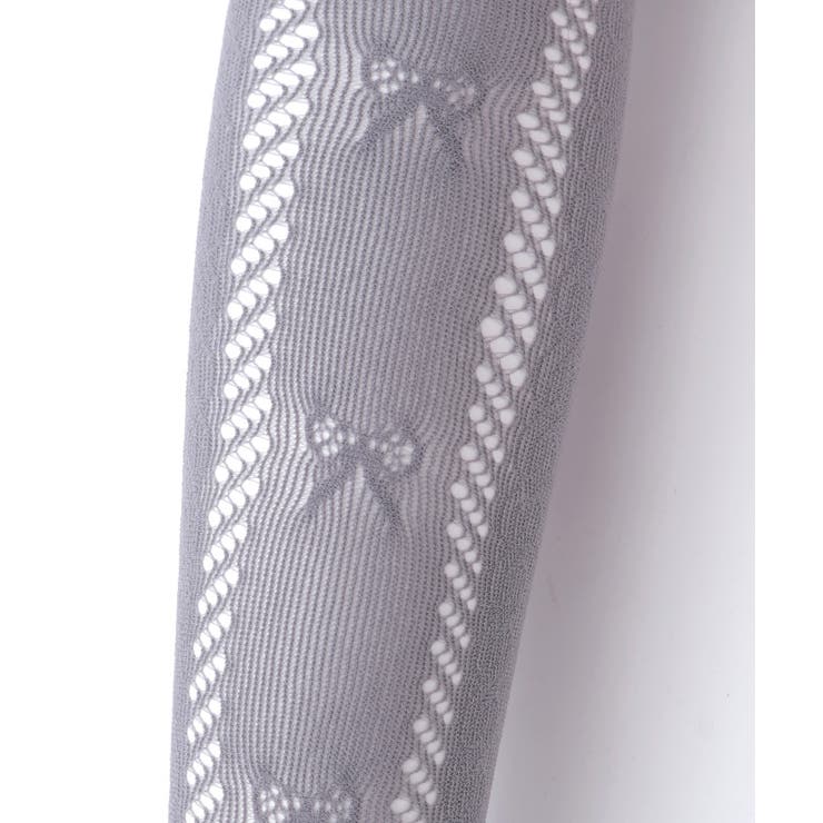 リボン柄透かしレースタイツ | axes femme | 詳細画像14 