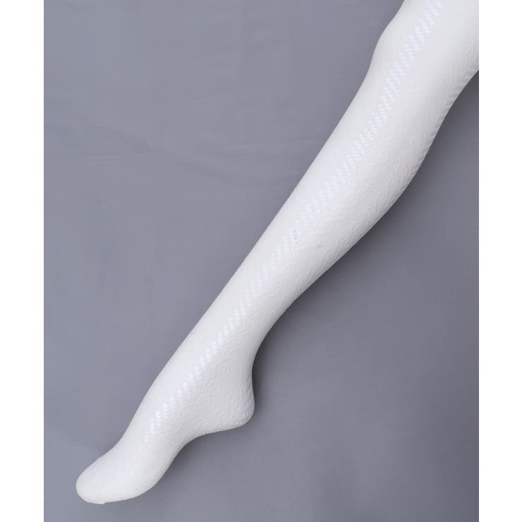 リボン柄透かしレースタイツ | axes femme | 詳細画像15 