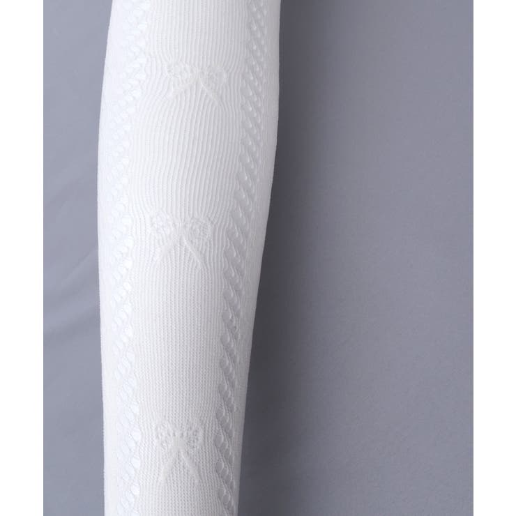 リボン柄透かしレースタイツ | axes femme | 詳細画像21 