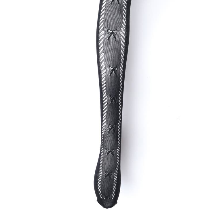 リボン柄透かしレースタイツ | axes femme | 詳細画像5 