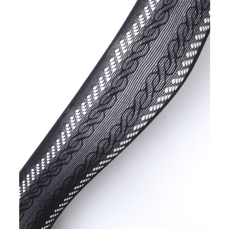 リボン柄透かしレースタイツ | axes femme | 詳細画像7 