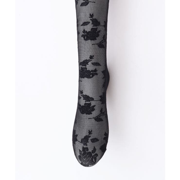 ローズ柄シアータイツ | axes femme | 詳細画像12 