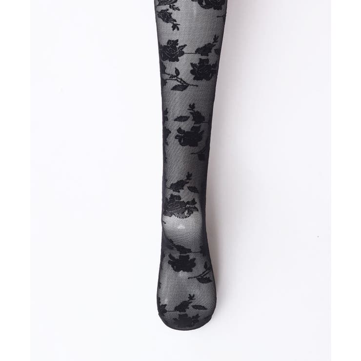 ローズ柄シアータイツ | axes femme | 詳細画像13 