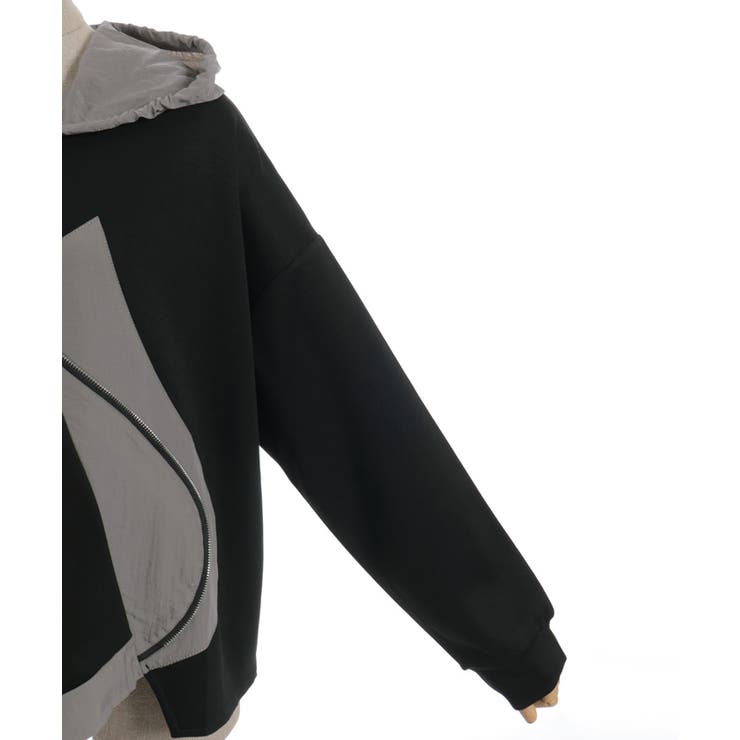 異素材切替フーディ | axes femme | 詳細画像22 