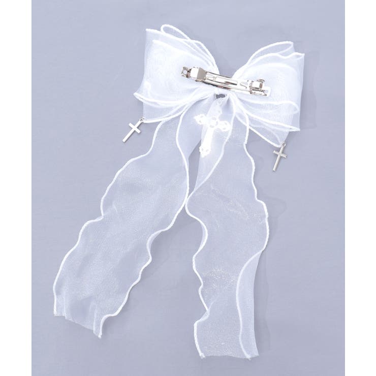 クロスチャームリボンクリップ | axes femme | 詳細画像13 