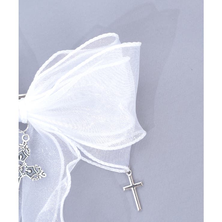 クロスチャームリボンクリップ | axes femme | 詳細画像16 