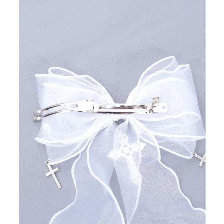 クロスチャームリボンクリップ | axes femme | 詳細画像18 