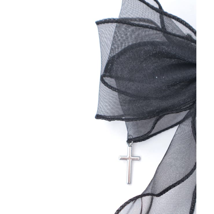 クロスチャームリボンクリップ | axes femme | 詳細画像8 