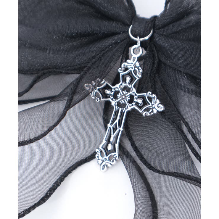 クロスチャームリボンクリップ | axes femme | 詳細画像9 