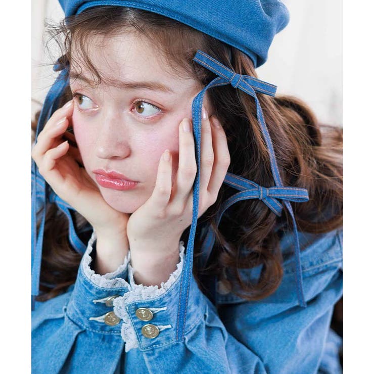 デニムリボンクリップ | axes femme | 詳細画像1 