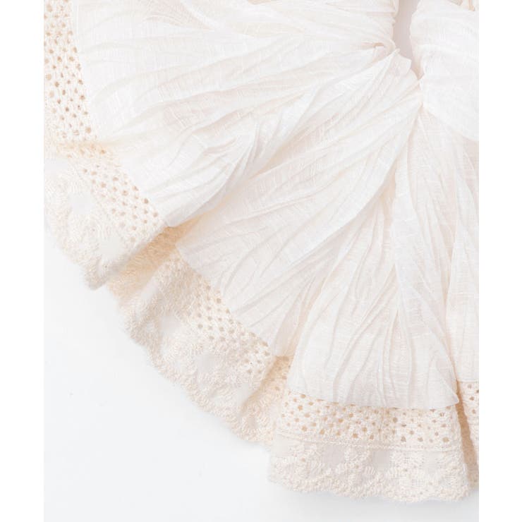 レース使いボリュームシュシュ | axes femme | 詳細画像6 