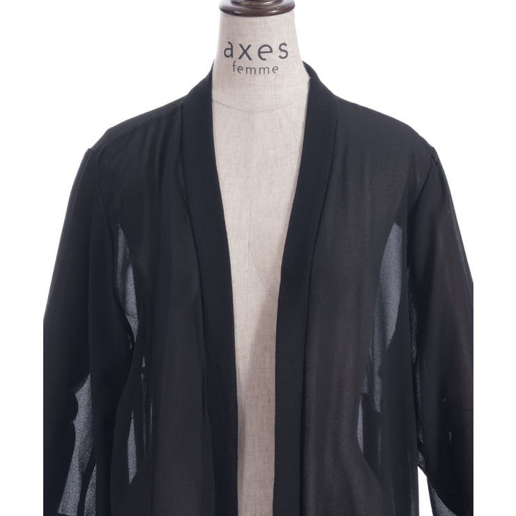 シフォンロングカーデ | axes femme | 詳細画像15 