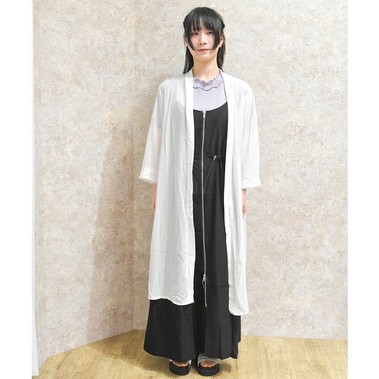 シフォンロングカーデ | axes femme | 詳細画像2 