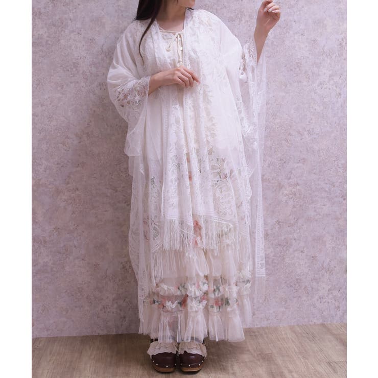 白 | レースガウン | axes femme