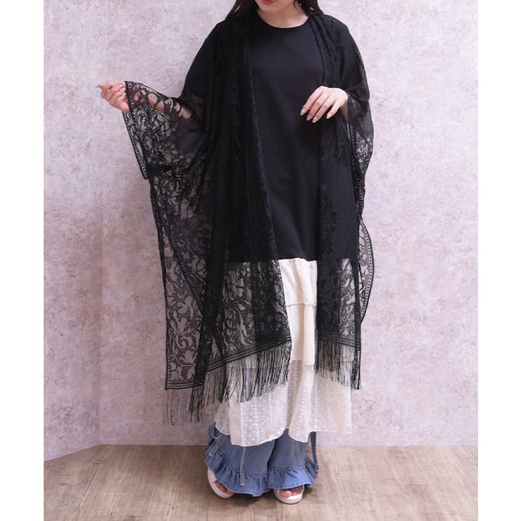 黒 | レースガウン | axes femme