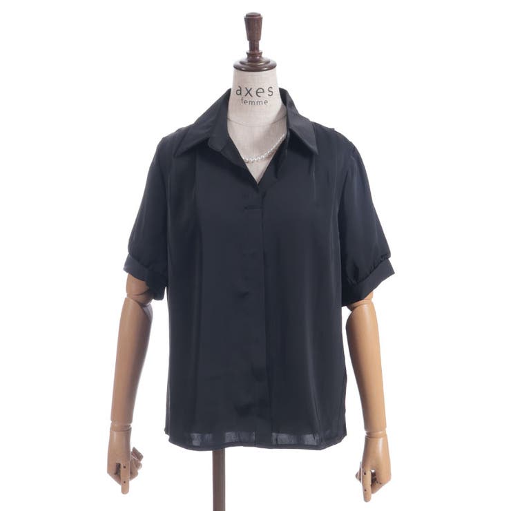 パール付シャツ | axes femme | 詳細画像15 