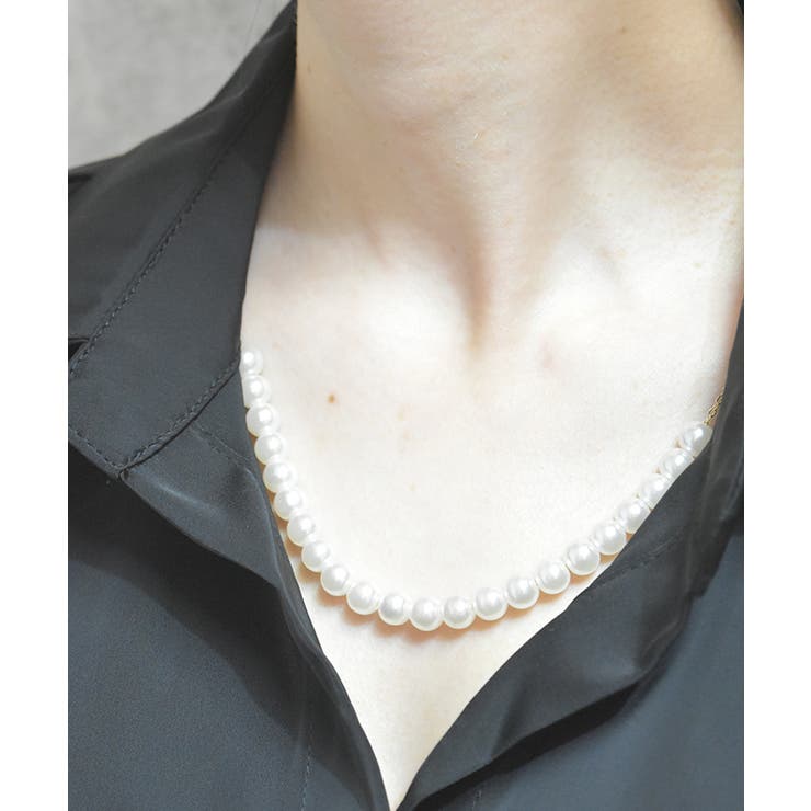 パール付シャツ | axes femme | 詳細画像2 