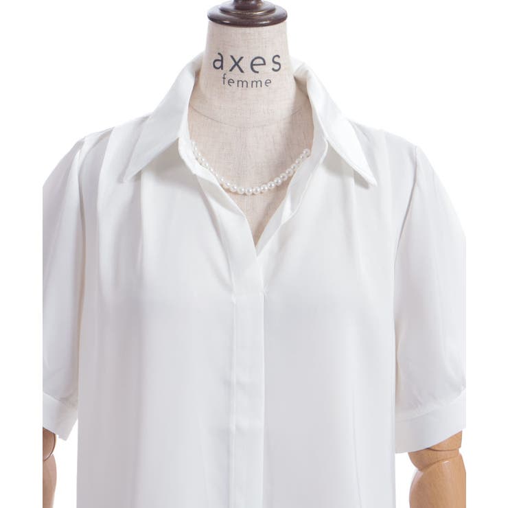 パール付シャツ | axes femme | 詳細画像25 