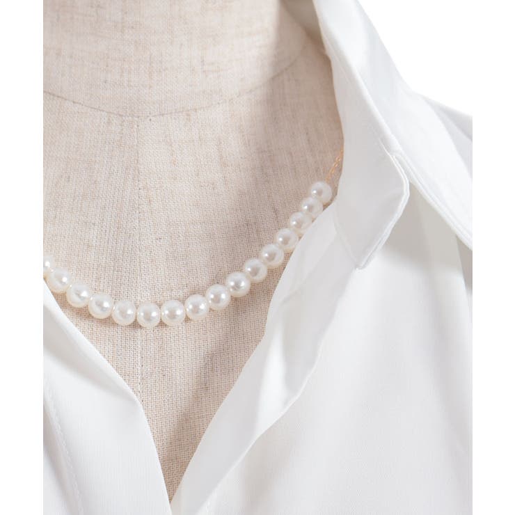 パール付シャツ | axes femme | 詳細画像27 