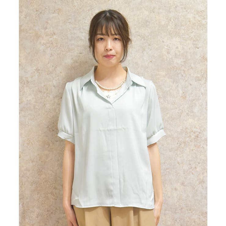 パール付シャツ | axes femme | 詳細画像3 