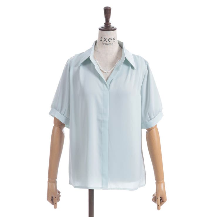 パール付シャツ | axes femme | 詳細画像6 