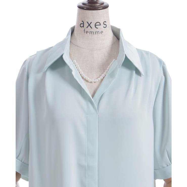 パール付シャツ | axes femme | 詳細画像9 