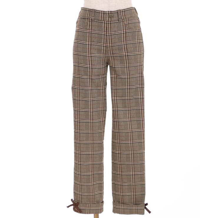 裾レースアップ裏起毛レギパン[品番：IGAW0001111]｜axes femme