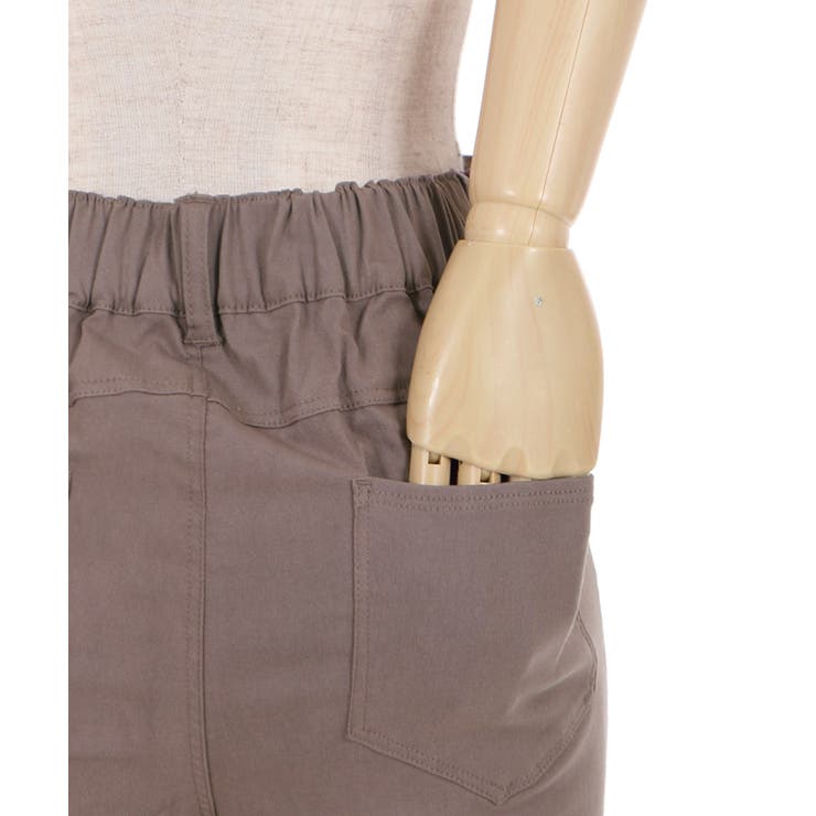 裾レースストレッチパンツ[品番：IGAW0001436]｜axes femme