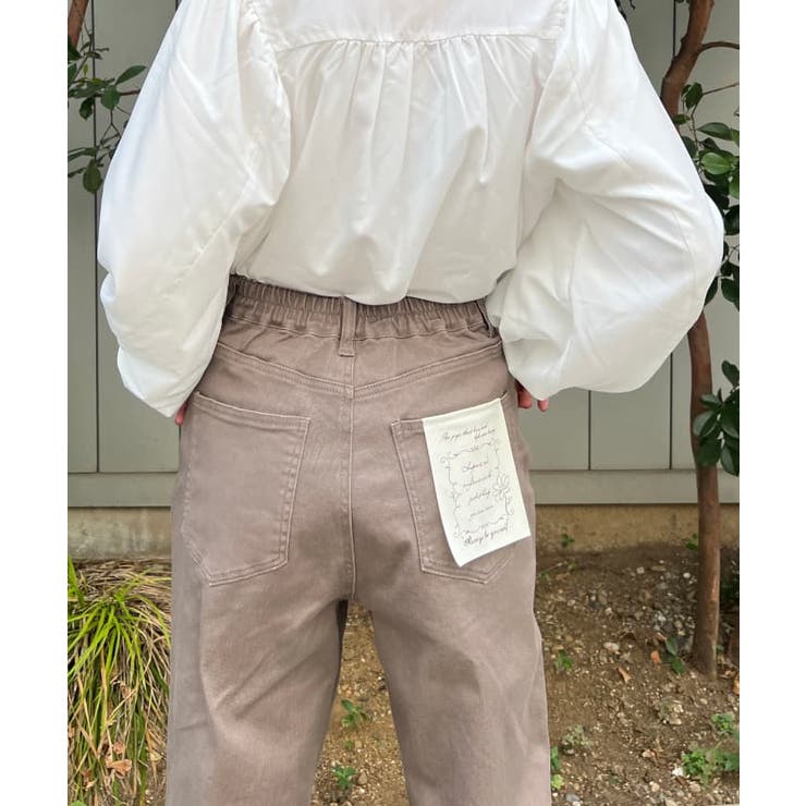 フラッシャー付デニムパンツ | axes femme | 詳細画像4 