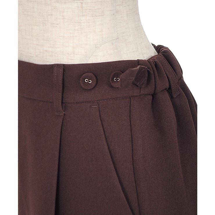 裾デザインストレートパンツ[品番：IGAW0005532]｜axes femme