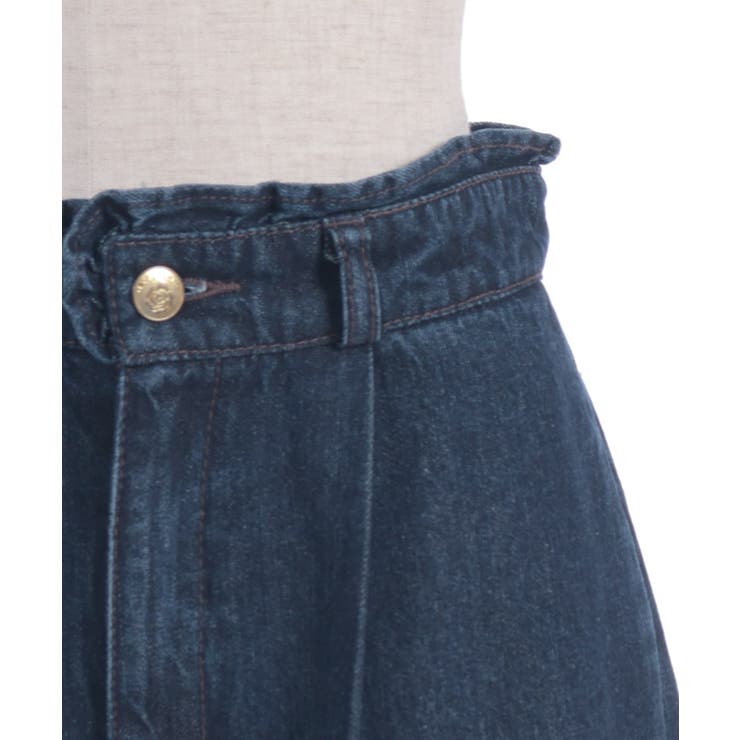 裾レースストレートデニムパンツ | axes femme | 詳細画像22 