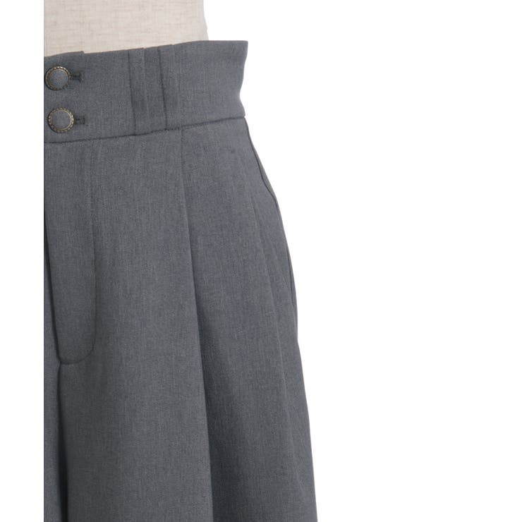 ツータックセミワイドパンツ | axes femme | 詳細画像12 