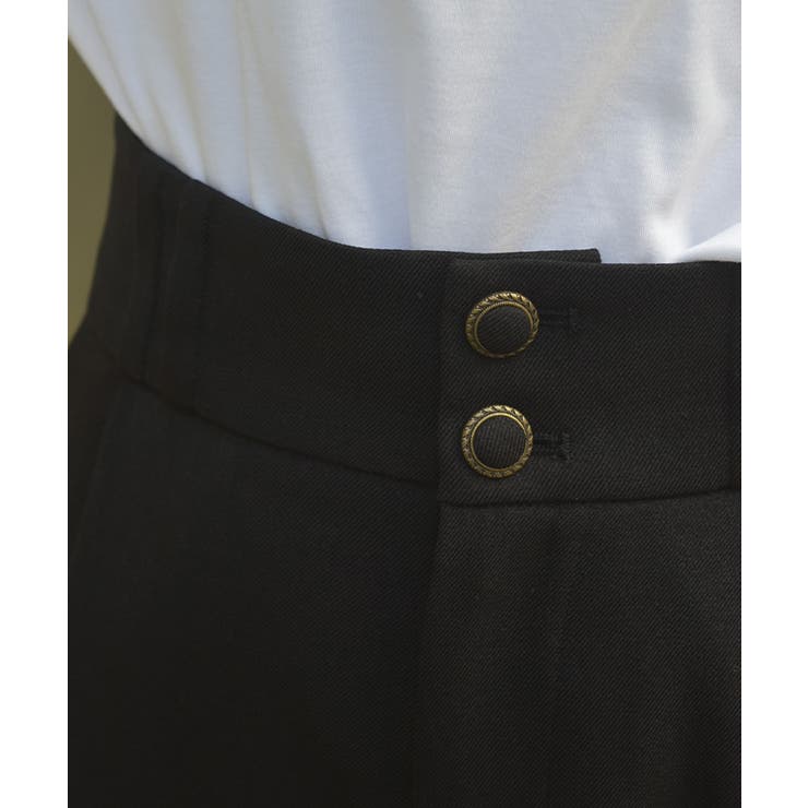 ツータックセミワイドパンツ | axes femme | 詳細画像5 