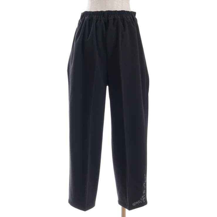 薔薇刺繍裏起毛パンツ | axes femme | 詳細画像20 