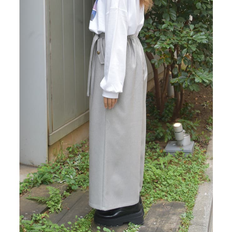 ベルト付フラップＰＫパンツ | axes femme | 詳細画像2 