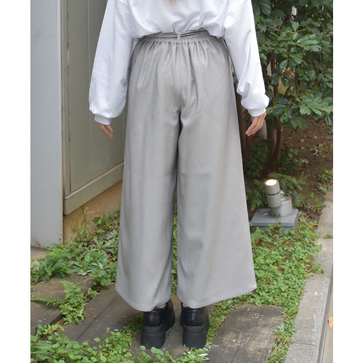 ベルト付フラップＰＫパンツ | axes femme | 詳細画像3 