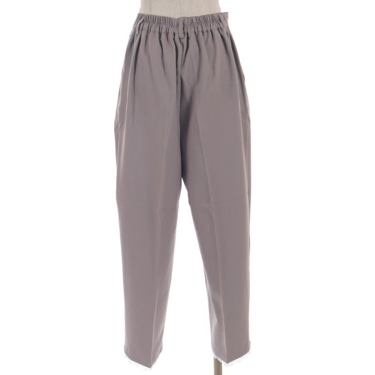 裾レースストレートパンツ | axes femme | 詳細画像17 