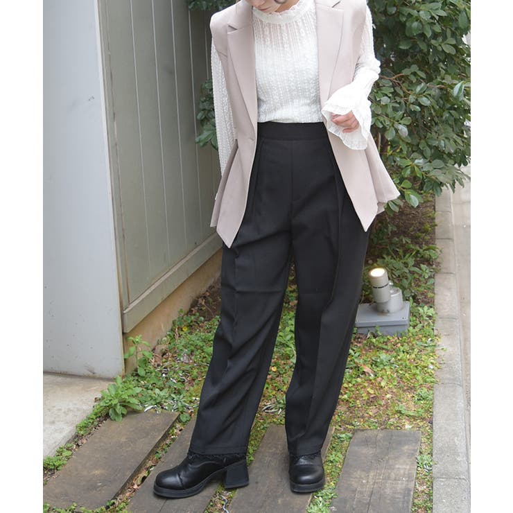 裾レースストレートパンツ | axes femme | 詳細画像5 