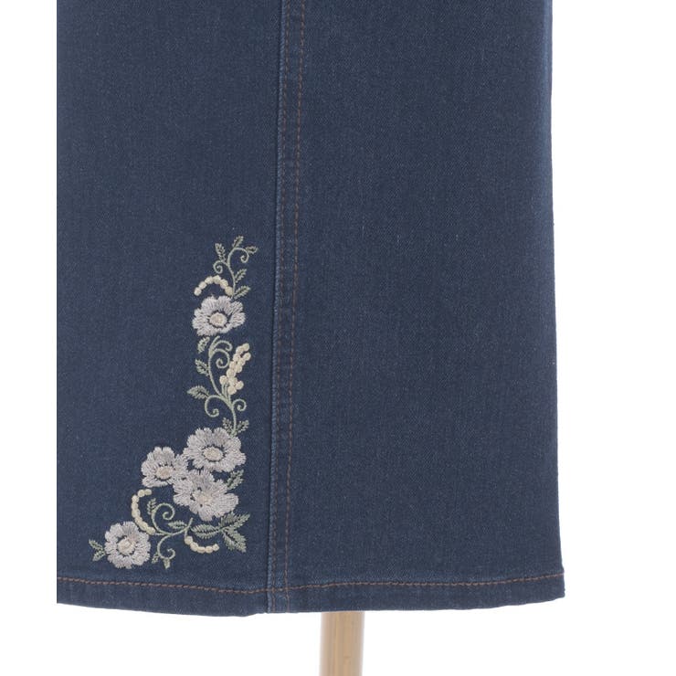 フラワー刺繍裏ゴムデニムパンツ | axes femme | 詳細画像18 