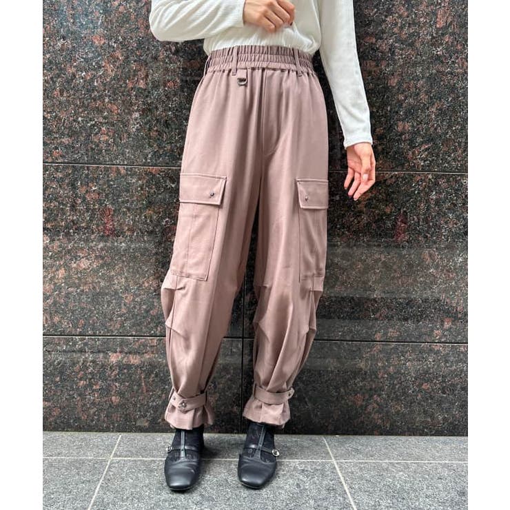 タックデザインカーゴパンツ[品番：IGAW0004201]｜axes  femme（アクシーズファム）のレディースファッション通販｜SHOPLIST（ショップリスト）