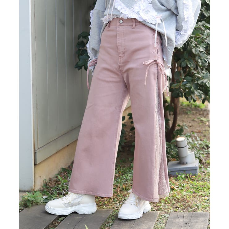 サイドレース×リボンパンツ | axes femme | 詳細画像5 