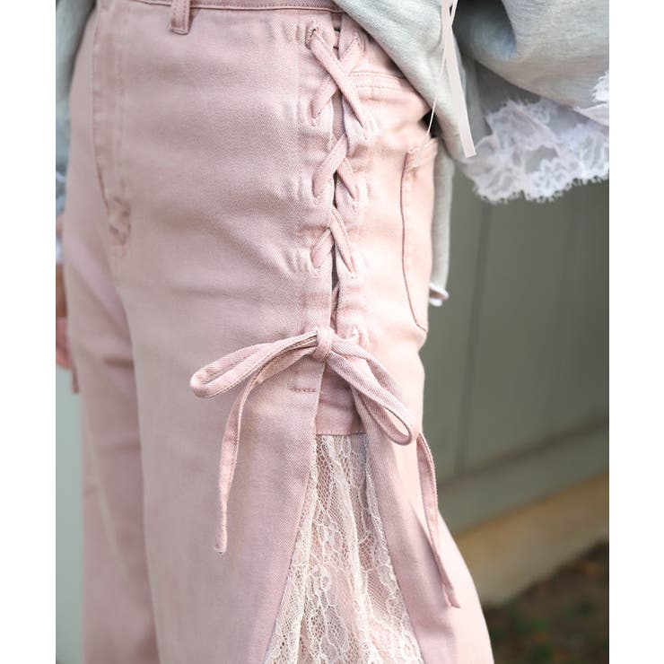 サイドレース×リボンパンツ | axes femme | 詳細画像6 